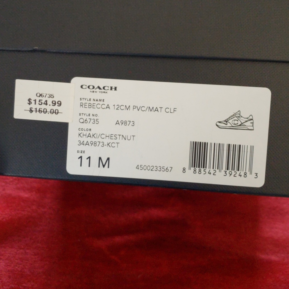 Coach tennis shoes